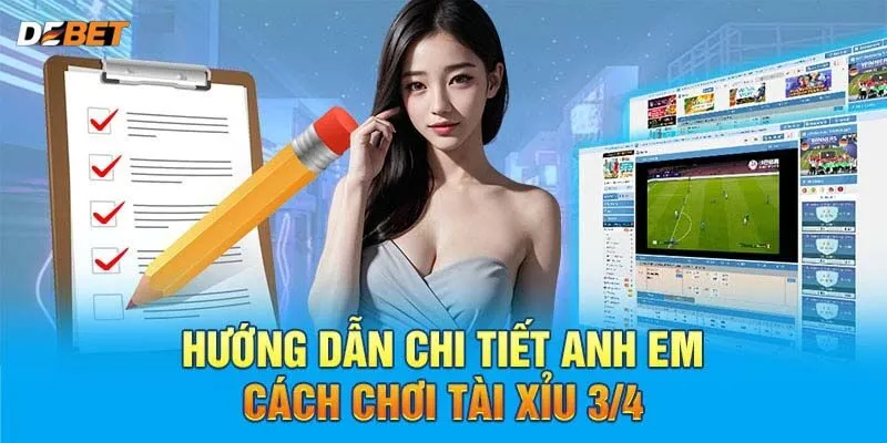 Hướng dẫn chi tiết cách chơi tài xỉu 3/4