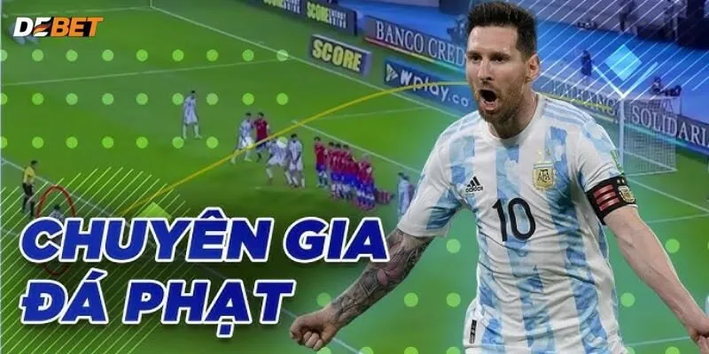 Messi là một trong những chuyên gia đá phạt hàng rào